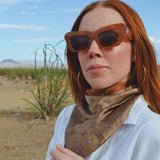 Andrea Sunglasses in Burnt Orange