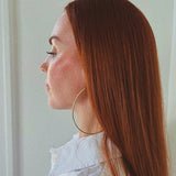 Hillary Oversized Hoops 18K Gold Plated
