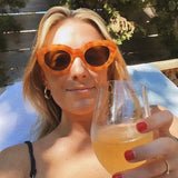 Katty Sunglasses in Orange Tortoise